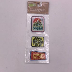 NWT Crazy 8 Iron On Patches